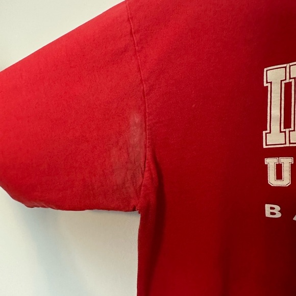 Vintage Adidas NCAA Indiana Basketball T-shirt Large - Picture 9 of 10